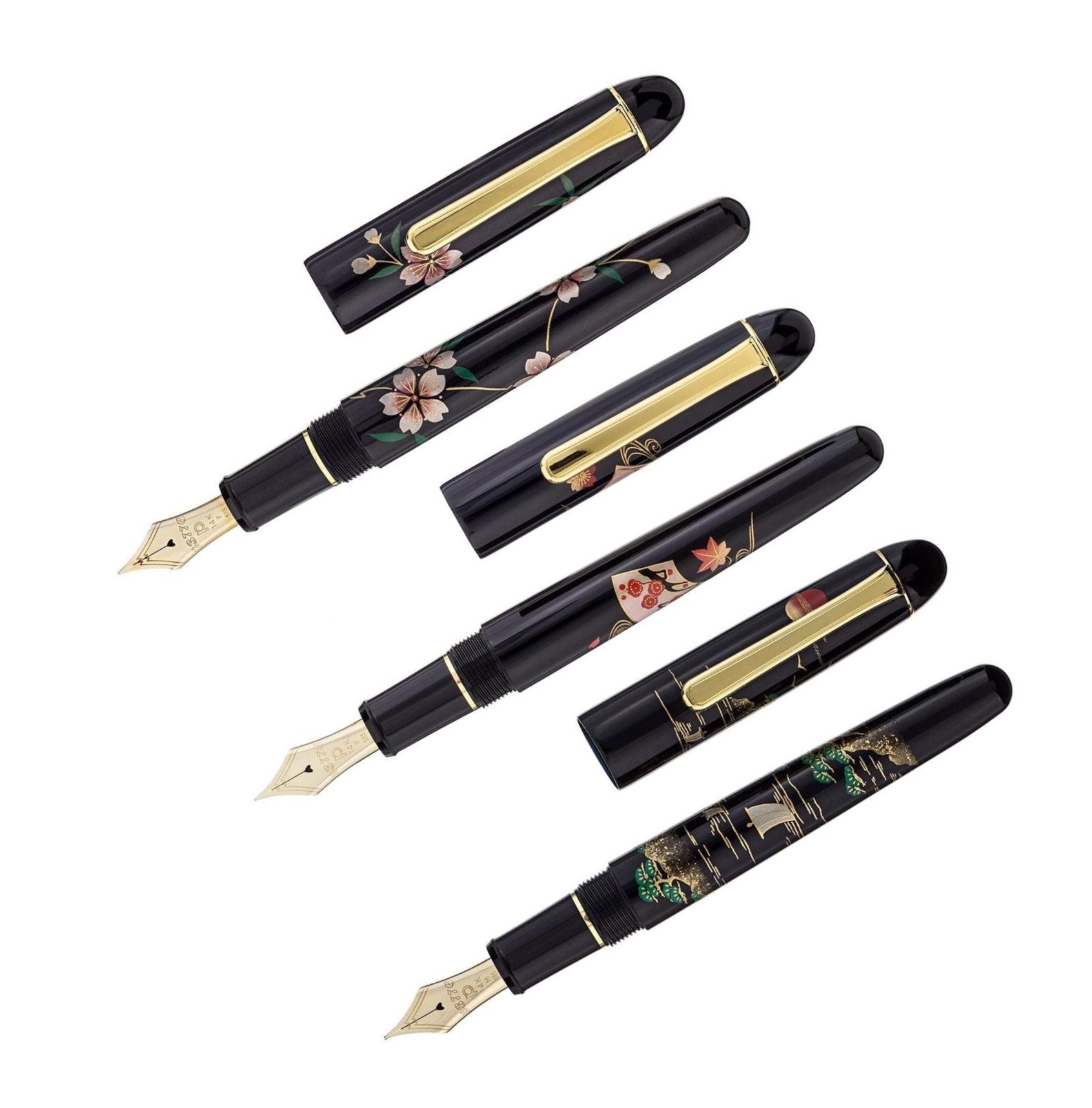 Platinum 3776 Urushi Makie Fountain Pen